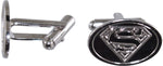 Superman Chrome Logo Cufflinks