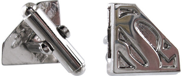 Superman Silver Cufflinks