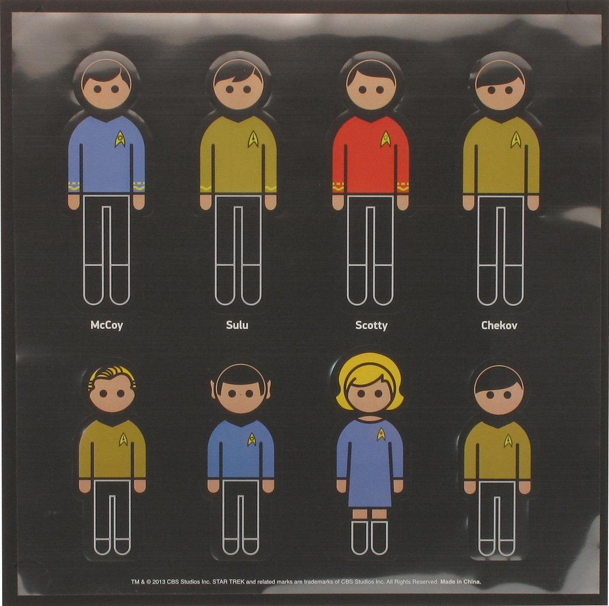 Star Trek Family Car Decal Set