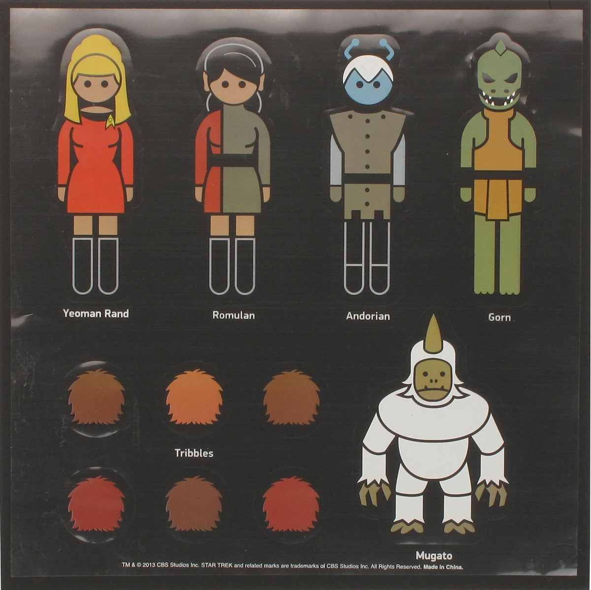 Star Trek Family Car Decal Set