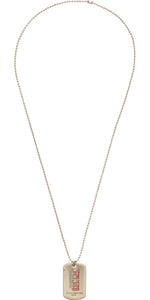 Invincible Iron Man Bust Name Single Dog Tag