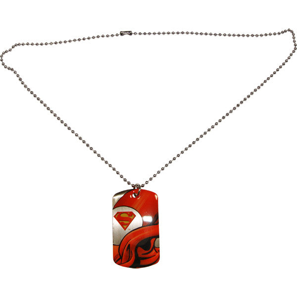 Superman Fist Cape Dog Tag