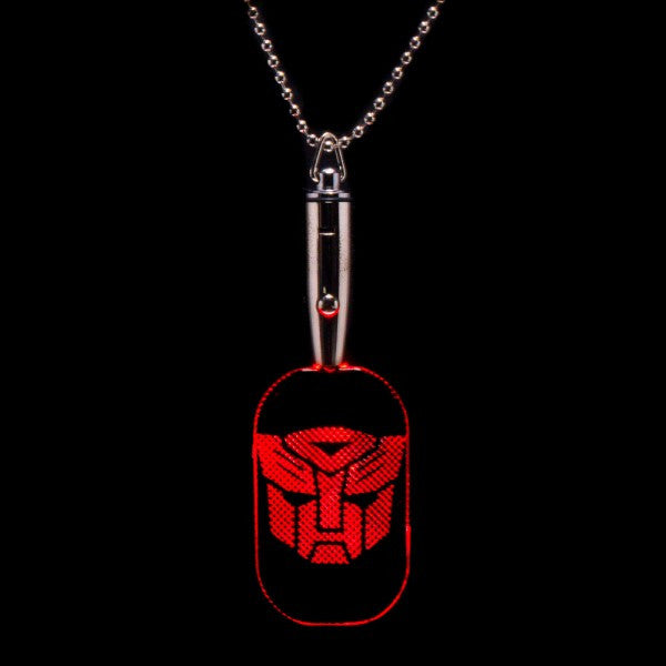 Transformers Autobot LED Light Up Dog Tag