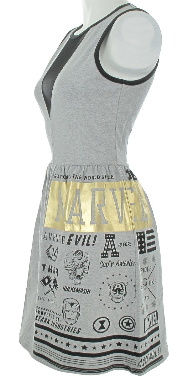 Avengers Assemble Marvel A Line Tank Top Dress