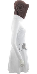 Star Wars Leia Hooded Long Sleeve A Line MF Dress