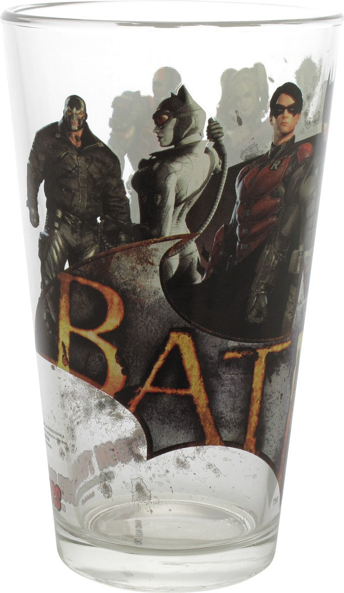 Batman Arkham Knight Group Toon Tumbler Pint Glass