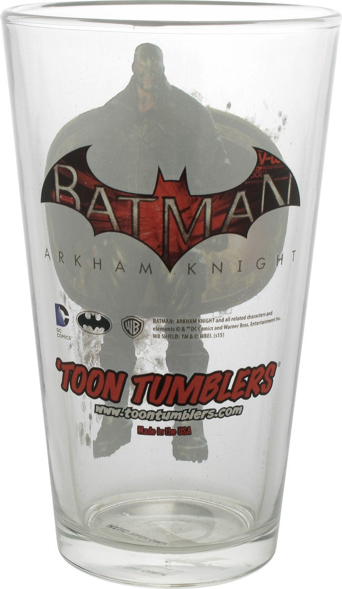 Batman Arkham Knight Bane Toon Tumbler Pint Glass