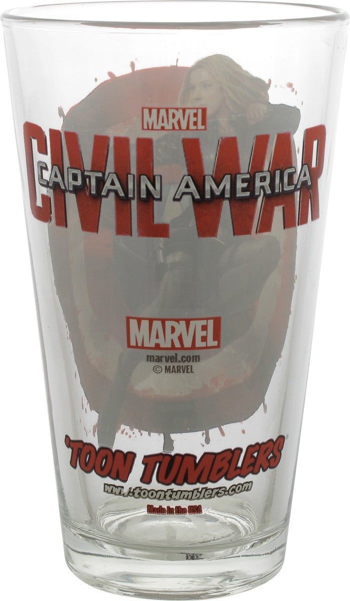 Captain America Civil War Agent 13 TT Pint Glass