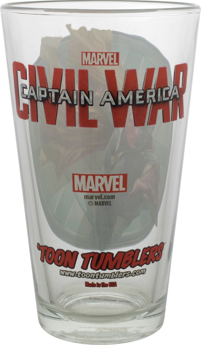 Captain America Civil War Vision Pint Glass