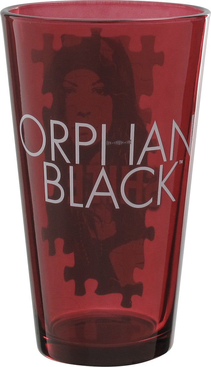 Orphan Black Shite Puzzle Pint Glass
