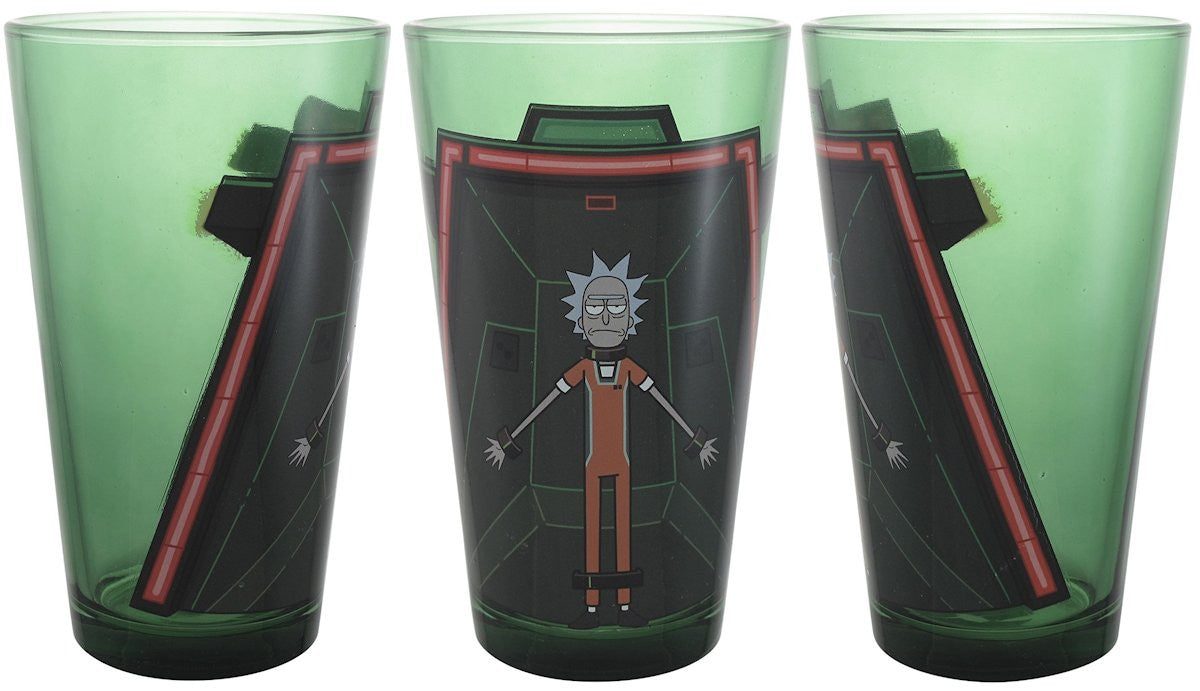 Rick and Morty Prison 2 Pint Glass Set