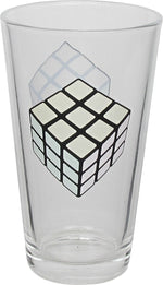 Rubiks Cube Cold Changing Pint Glass