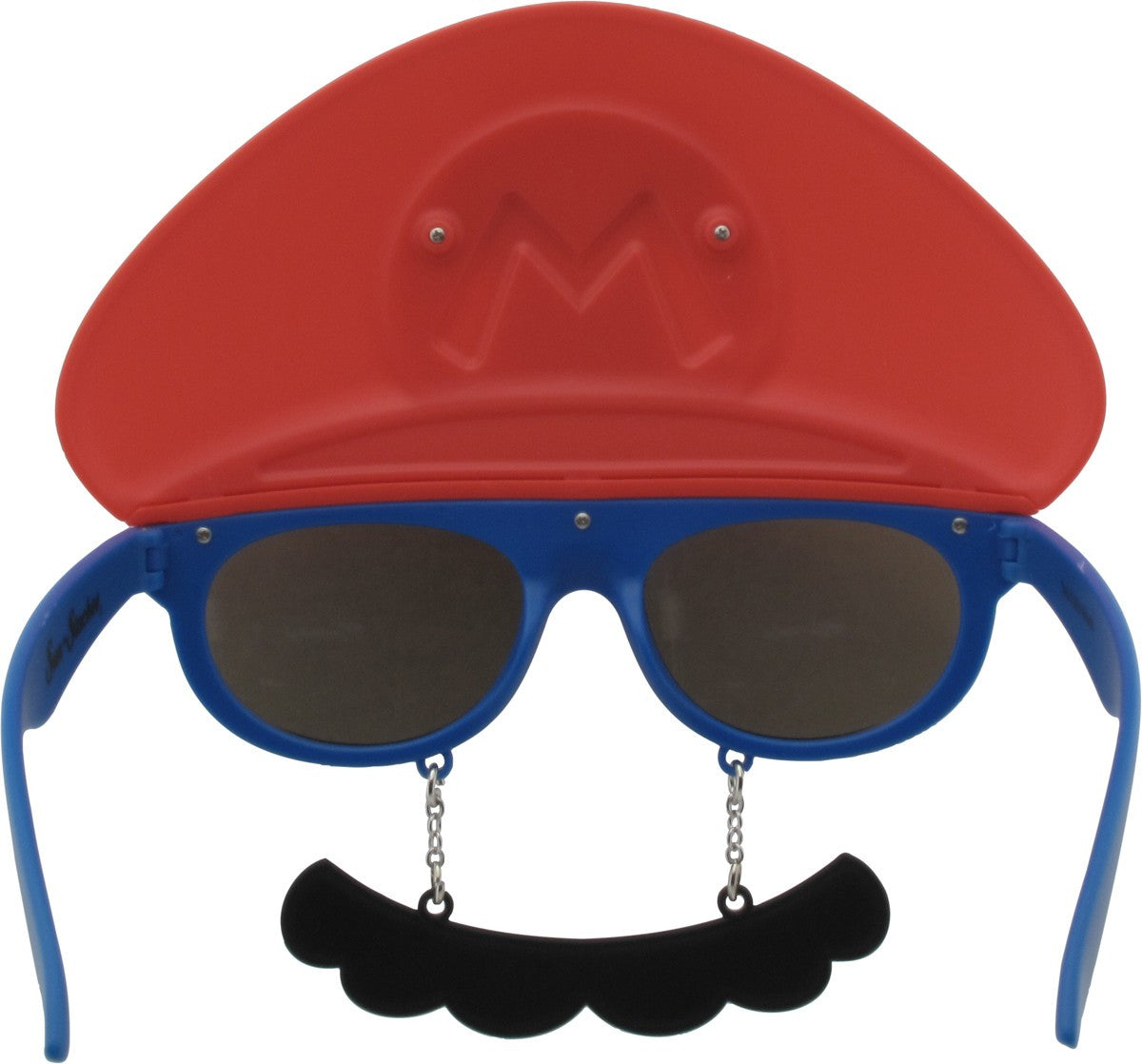 Mario Hat And Mustache Costume Glasses