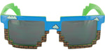 Pixel Bricks Sky Glasses