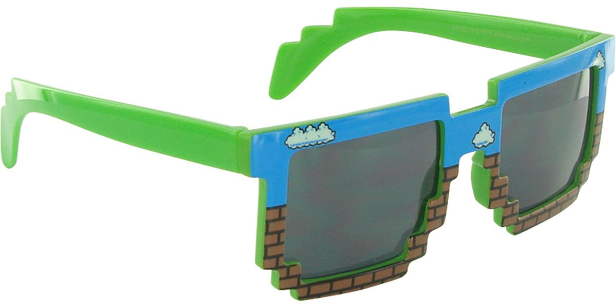 Pixel Bricks Sky Glasses