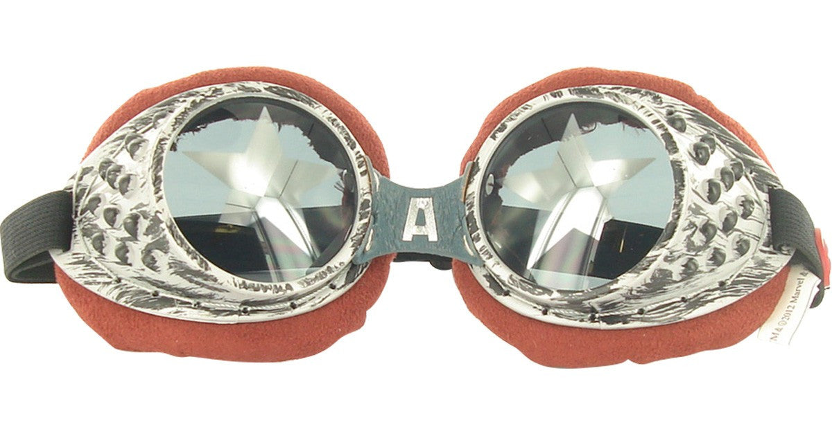Captain America Silver Star Goggles