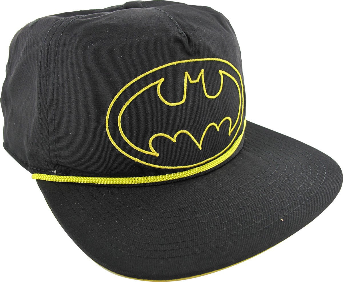 Batman Logo Slouch Black Hat