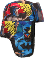 Batman Comic Panel Montage Trapper Hat