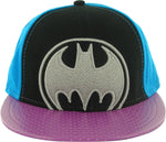 Batman Tricolor Purple Visor Hat