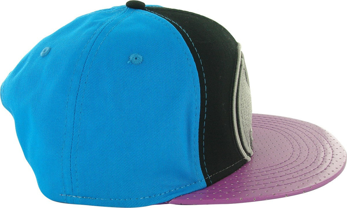 Batman Tricolor Purple Visor Hat