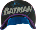 Batman Tricolor Purple Visor Hat