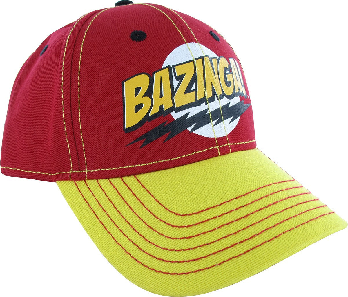 Big Bang Theory Bazinga Red Yellow Hat