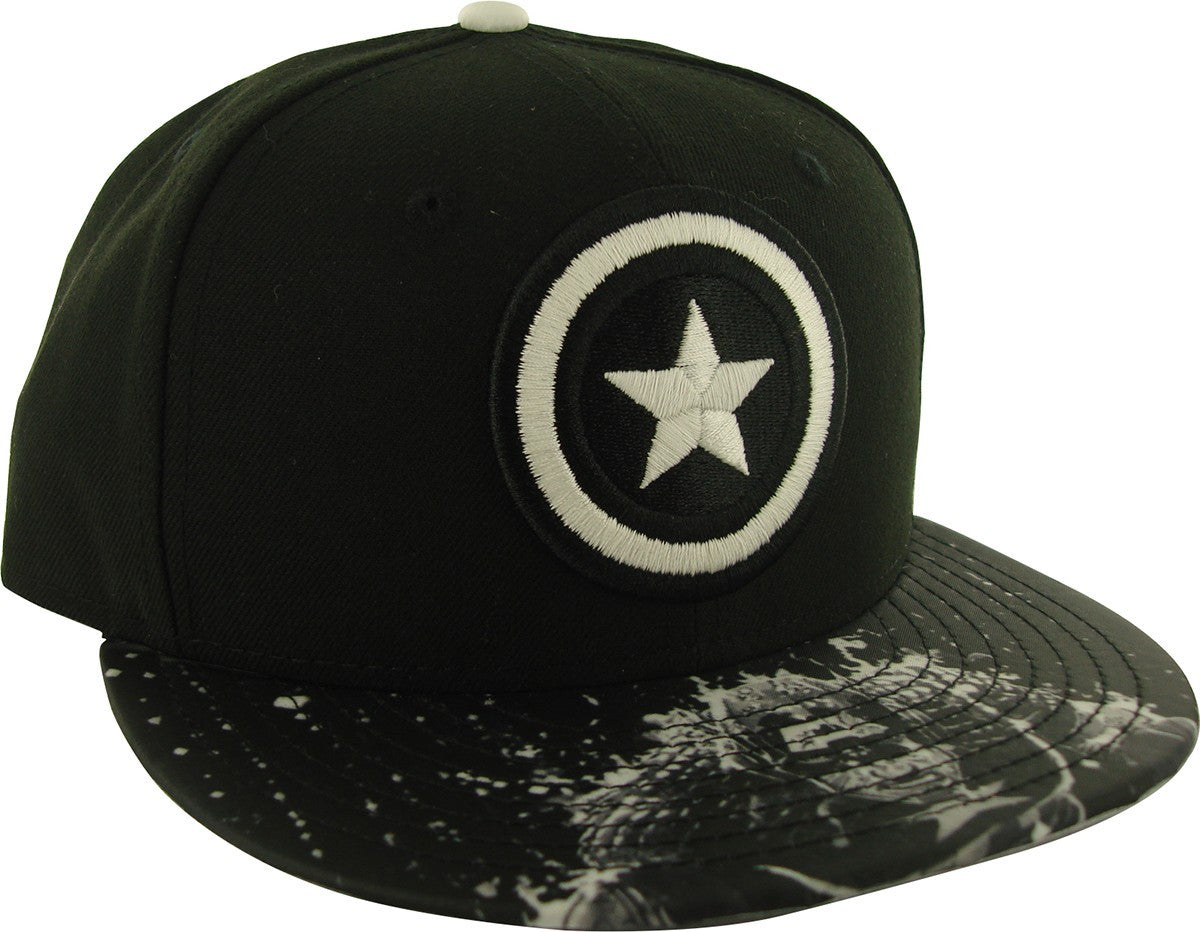 Captain America Glow Logo 59FIFTY Hat