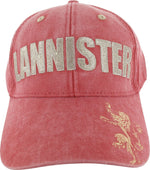 Game of Thrones Lannister Name Faded Red Hat