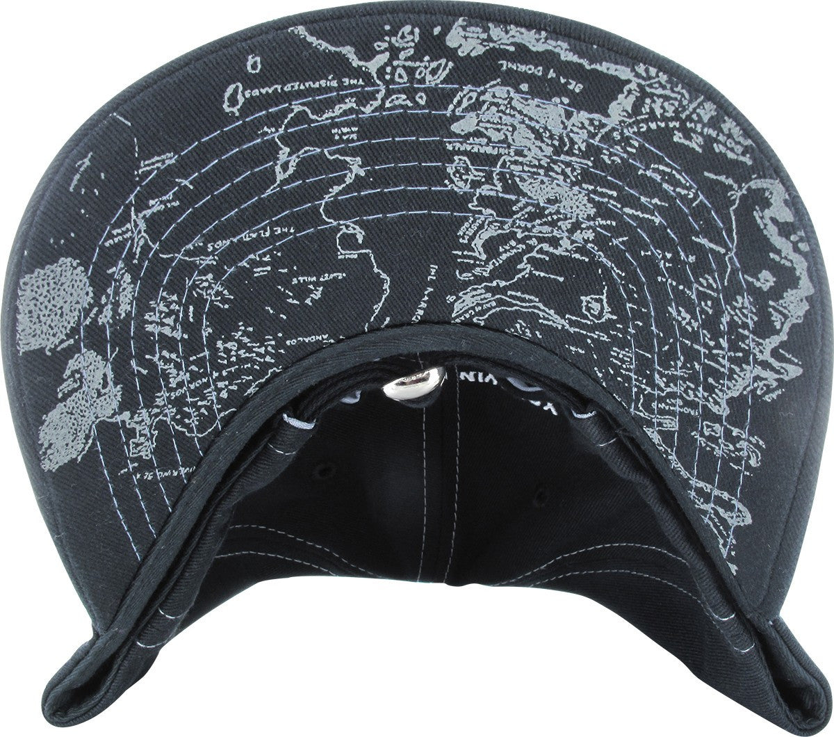 Game of Thrones Name Map Under Bill Buckle Hat