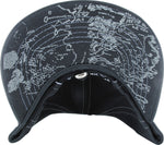 Game of Thrones Name Map Under Bill Buckle Hat