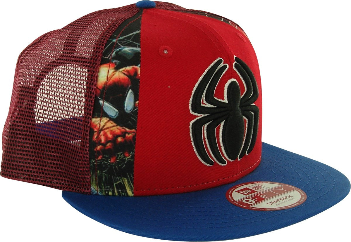 Spiderman Dye Slice Mesh 9FIFTY Hat