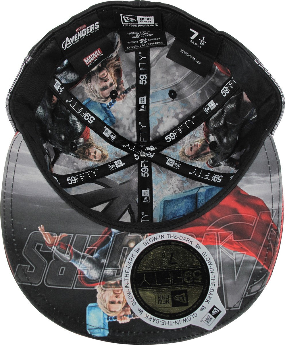 Thor Age of Ultron Armor Glow 59FIFTY Hat