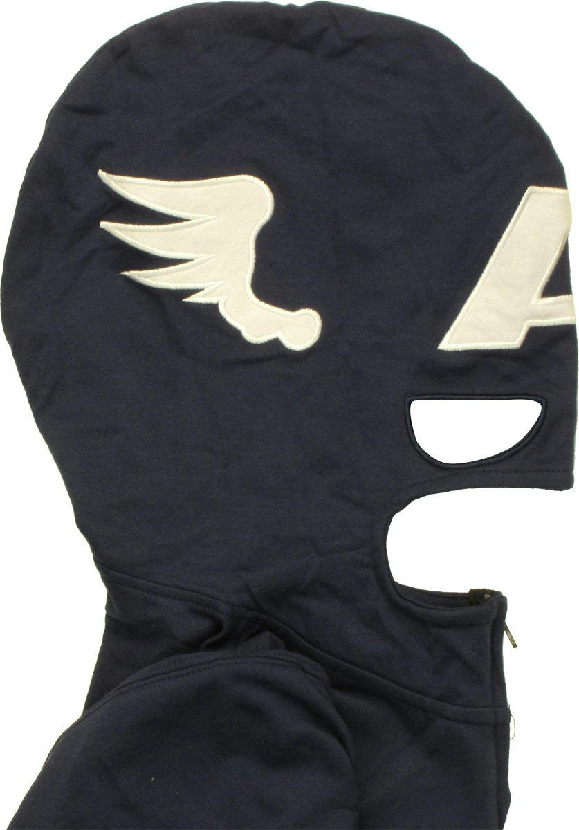 Captain America Costume Masked Hoodie