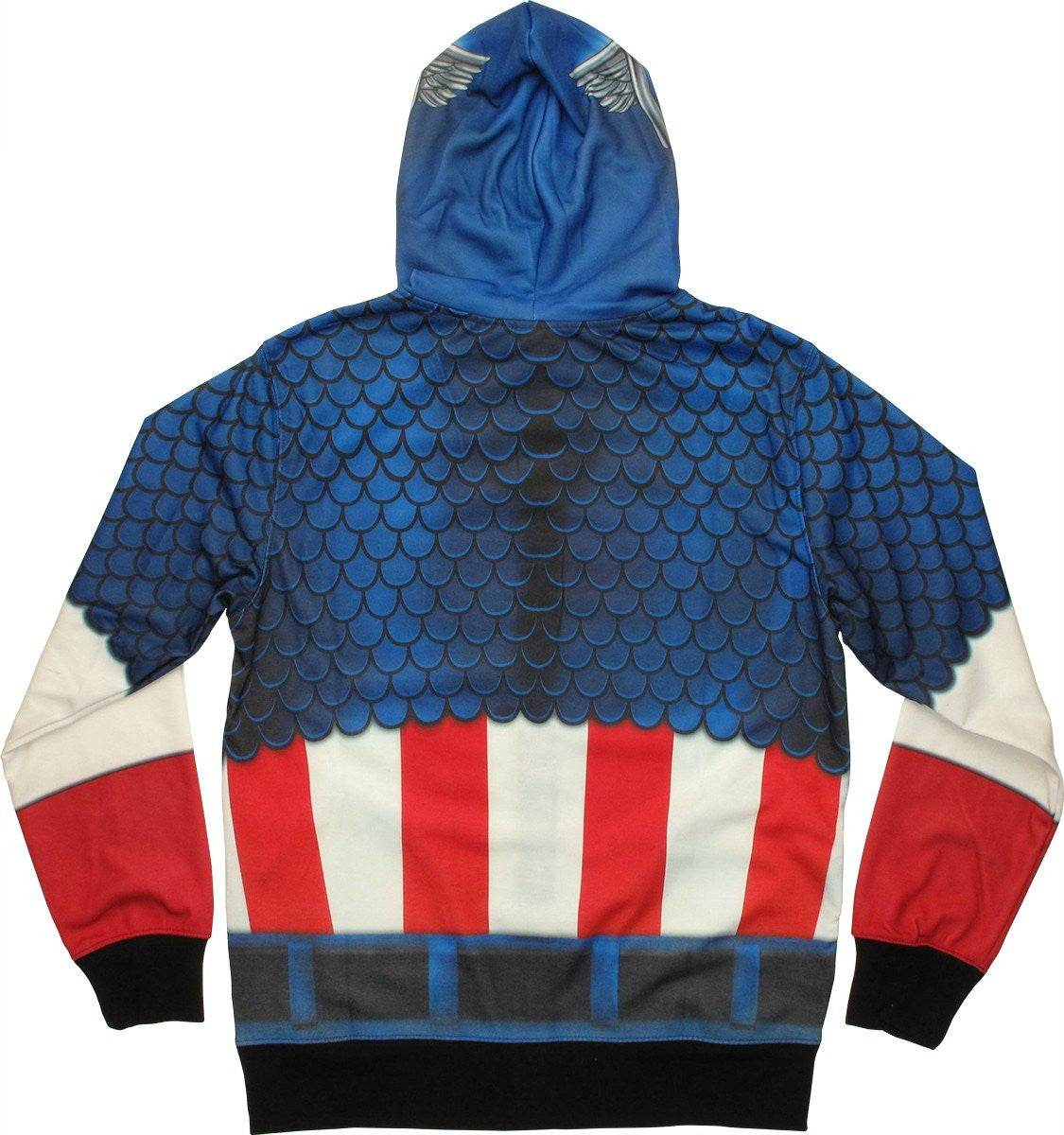 Captain America Sublimated Costume Hoodie