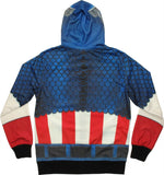 Captain America Sublimated Costume Hoodie