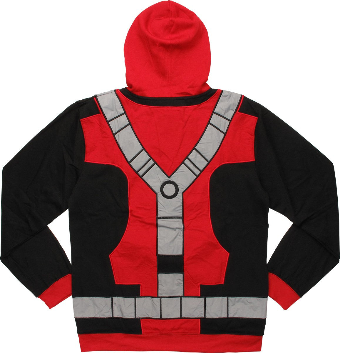 Deadpool Deluxe Suit Up Face Zip Hoodie