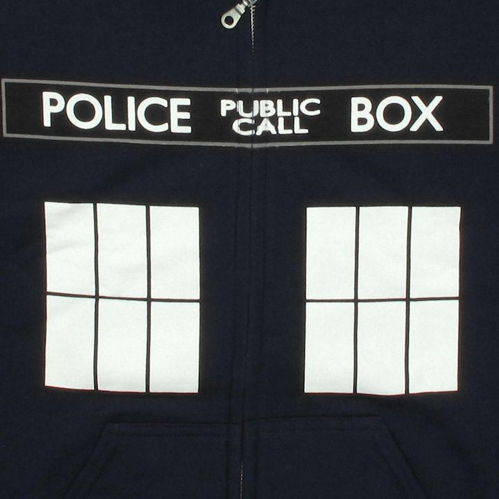 Doctor Who TARDIS Windows Hoodie