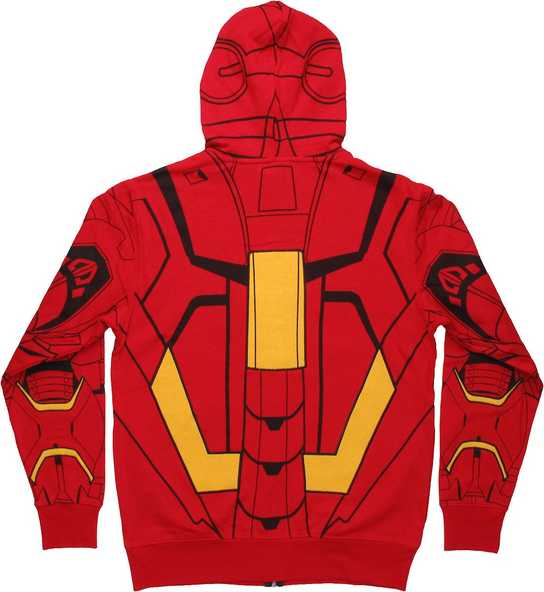 Iron Man Hood Zip Hoodie