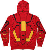 Iron Man Hood Zip Hoodie