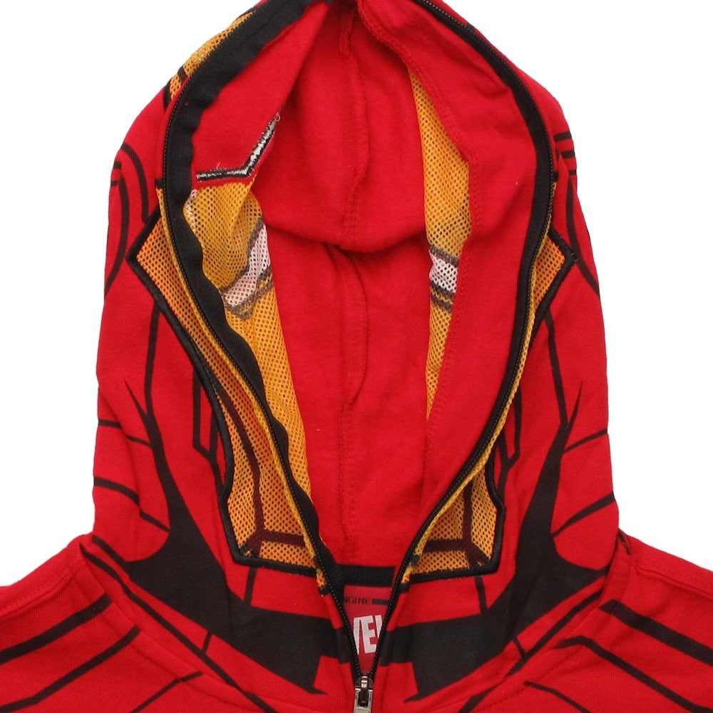 Iron Man Hood Zip Hoodie
