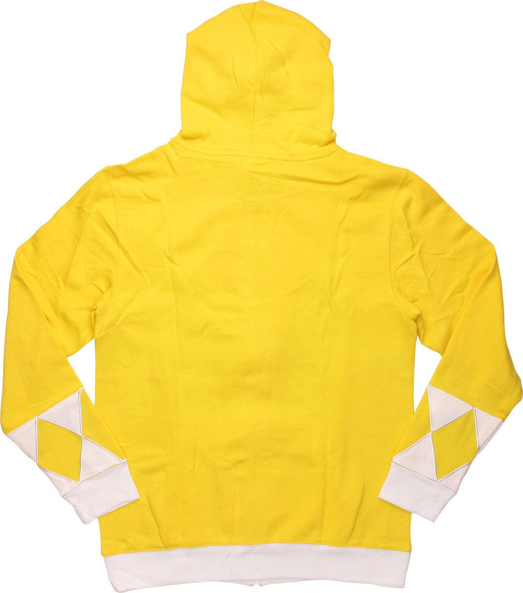 Power Rangers Yellow Costume Hoodie