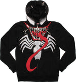Venom Deluxe Suit Up Face Zip Hoodie