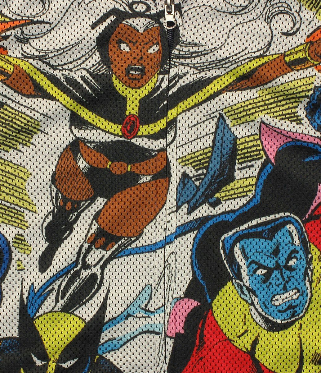 X Men Group Blast Sublimated Overlay Convertible Vest Hoodie