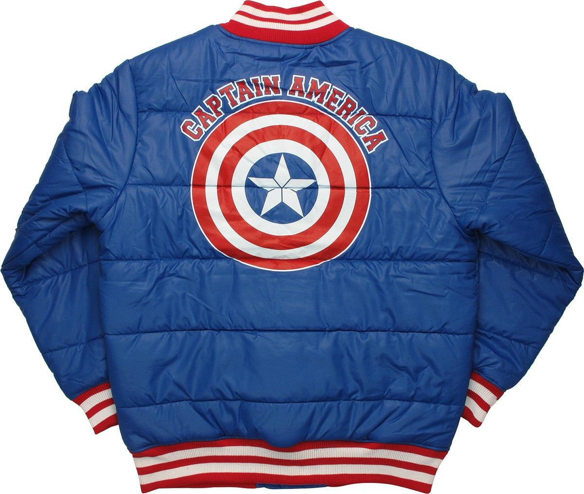 Captain America Shield Puffy Jacket