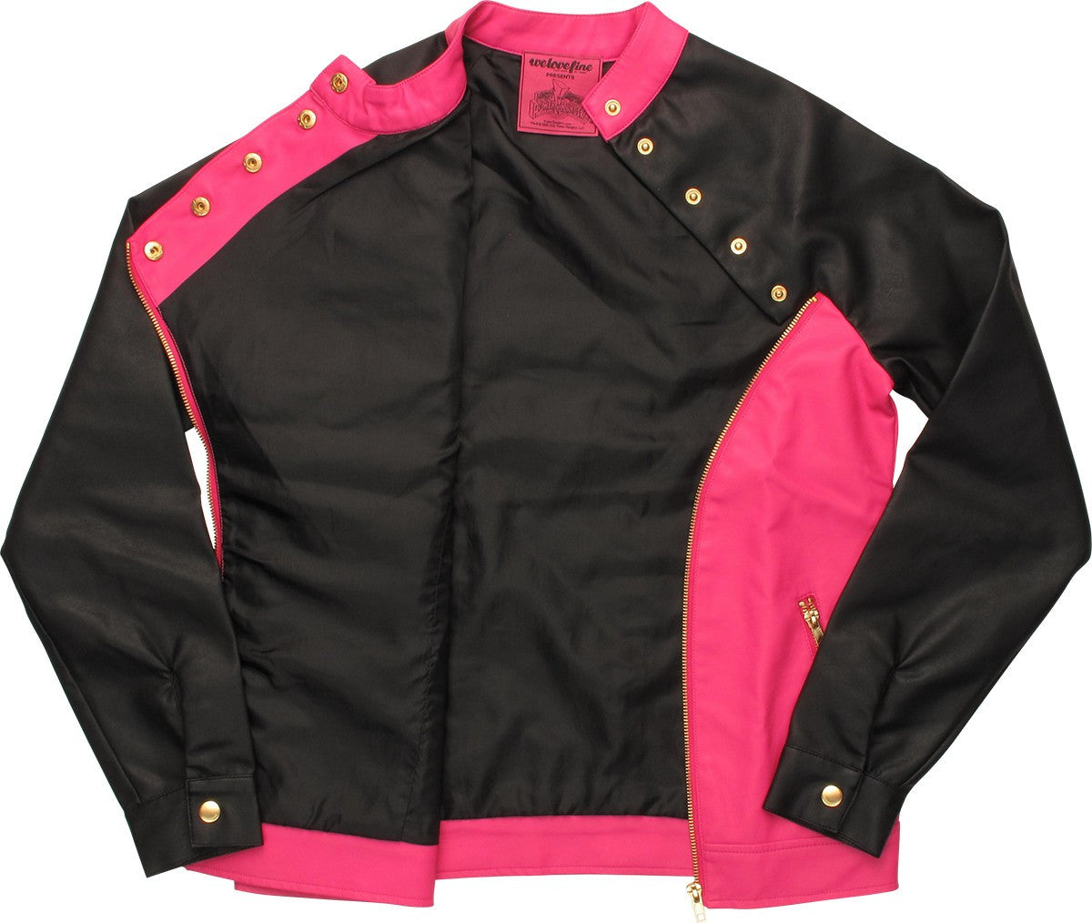Power Rangers Pink Zip and Snap Mighty Fine Jacket