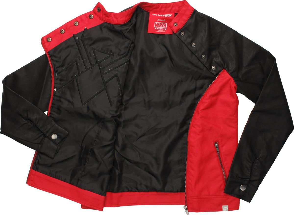 Spider-Woman Moto Zip Womens Jacket