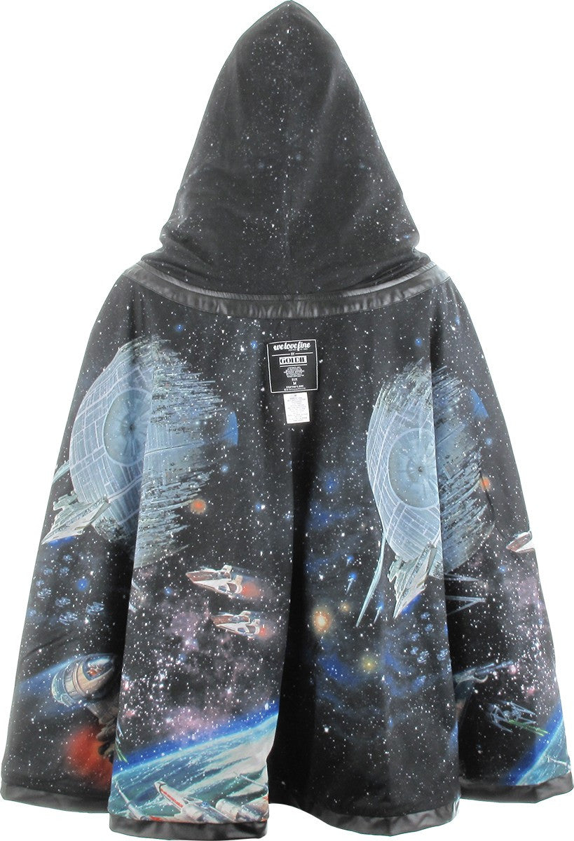 Star Wars Vader Galaxy Reversible Hooded Cape