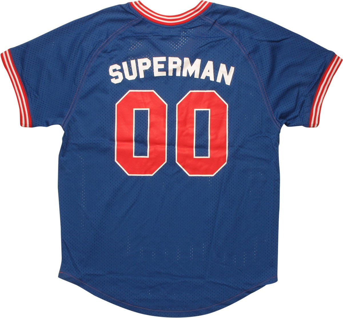 Superman Logo 00 Athletic V Neck Jersey Shirt
