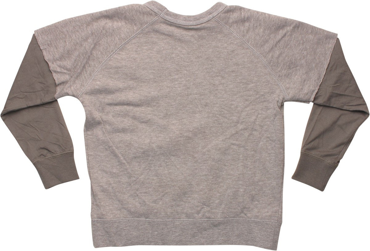 Mickey Mouse Mustaches Grid Juvenile Sweatshirt