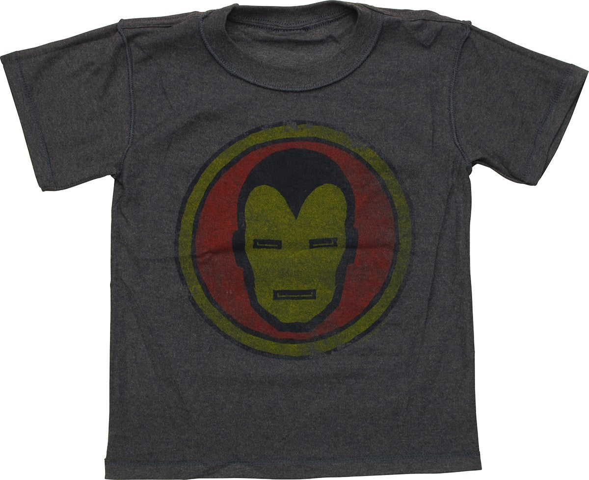 Iron Man Suit Up Navy Juvenile T Shirt